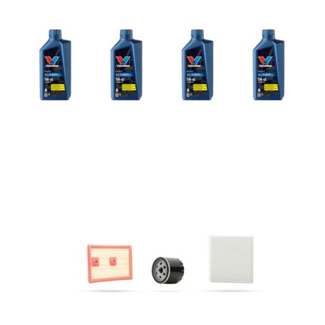 Kit tagliando 3 FILTRI e 4L OLIO compatibile con Audi A3 (8V1,8VK) 1.4 TFSI G-tron 81kw dal 2013
