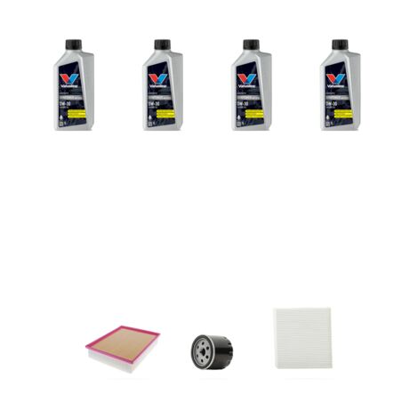 Kit tagliando 3 FILTRI e 4L OLIO compatibile con Audi A3 (8Ya,8YS) 30 Hybrid 81kw dal 2020