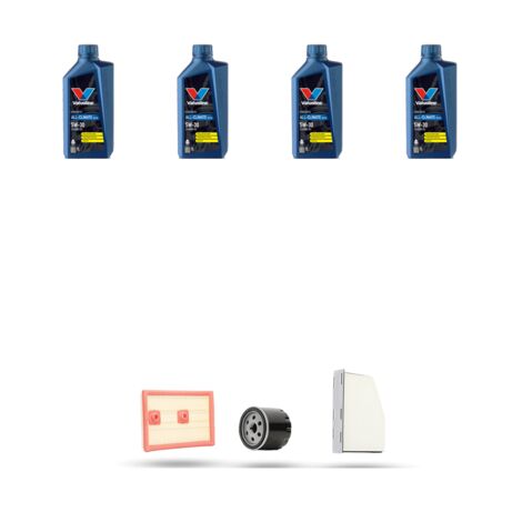 Kit tagliando 3 FILTRI e 4L OLIO compatibile con Audi A3 II (8P1,8PA) 1.4 tfsi 85kw dal 2016