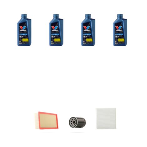 Kit tagliando 3 FILTRI e 4L OLIO compatibile con Audi A4 (B6,B7) 1.8 20v turbo 125kw dal 2001 al 2004