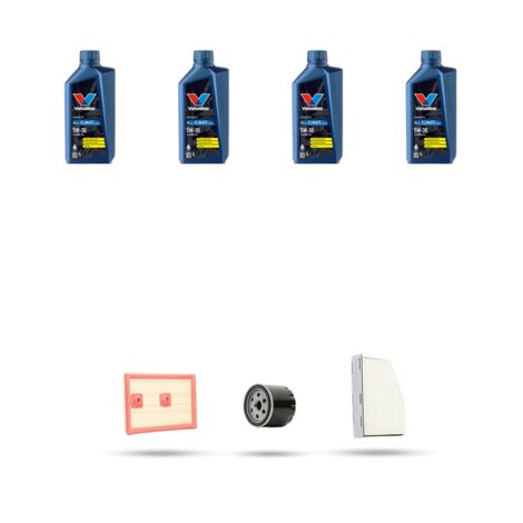 Kit tagliando 3 FILTRI e 4L OLIO compatibile con Audi Q3 (8UB,8UG) 1.4 tfsi 92kw dal 2016