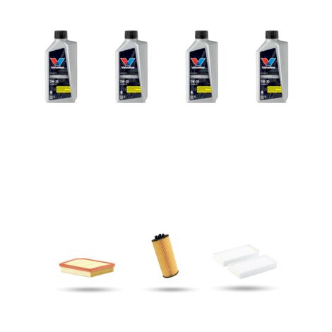 Kit tagliando 3 FILTRI e 4L OLIO compatibile con Bmw serie 2 (F44,F45,F46) M 235i 225kw dal 2019