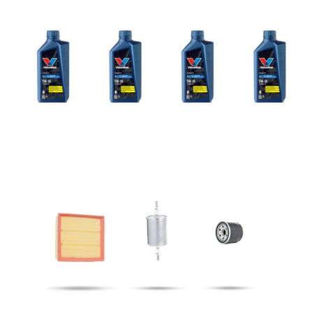 Kit tagliando 3 FILTRI e 4L OLIO compatibile con Chevrolet Niva 1.7 61kw dal 2010