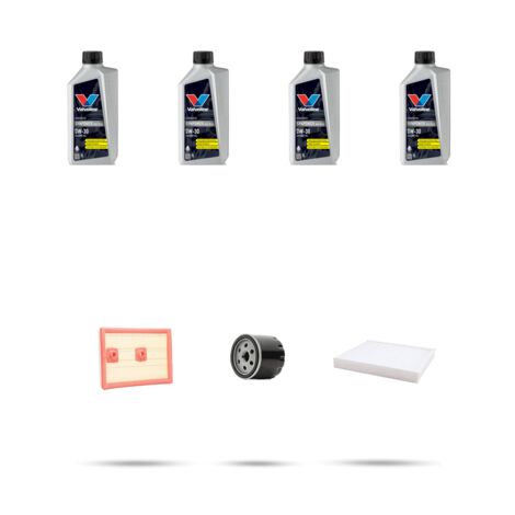 Kit tagliando 3 FILTRI e 4L OLIO compatibile con Cupra Formentor 1.4 Hybrid 150kw dal 2021