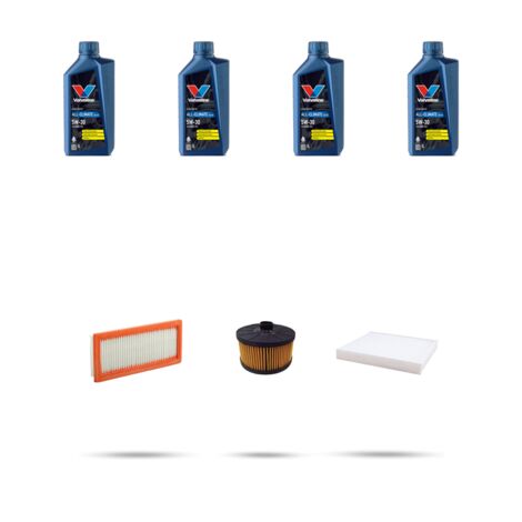 Kit tagliando 3 FILTRI e 4L OLIO compatibile con Dacia Jogger 1.0 74kw dal 2022