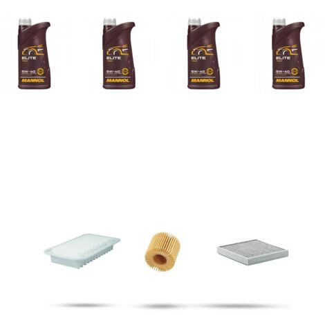 Kit tagliando 3 FILTRI e 4L OLIO compatibile con Daihatsu Sirion II 1.0 51kw dal 2005