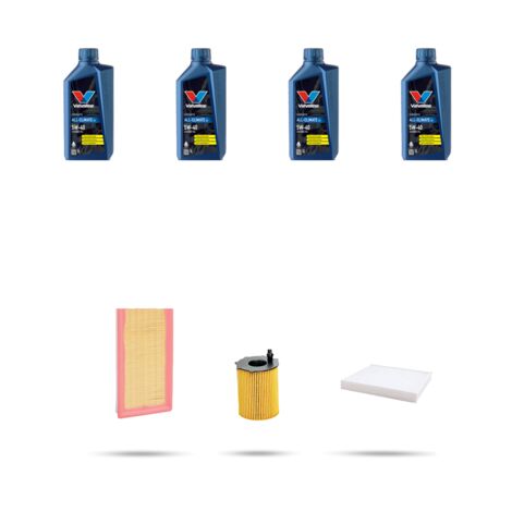 Kit tagliando 3 FILTRI e 4L OLIO compatibile con Fiat Punto III 0.9 Twin Airturbo 63kw dal 2012