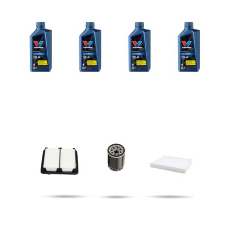 Kit tagliando 3 FILTRI e 4L OLIO compatibile con Honda Accord VII 2.4 148kw dal 2008