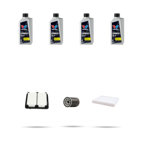 Kit tagliando 3 FILTRI e 4L OLIO compatibile con Honda Civic VIII 1.3i 70kw dal 2006