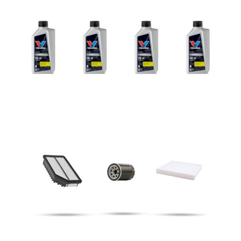 Kit tagliando 3 FILTRI e 4L OLIO compatibile con Honda CR-V III 2.0 110kw dal 2007