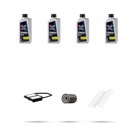 Kit tagliando 3 FILTRI e 4L OLIO compatibile con Honda FR-V 1.7 92kw dal 2005