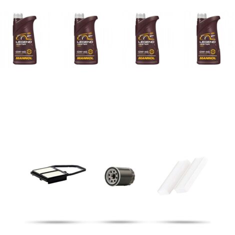 Kit tagliando 3 FILTRI e 4L OLIO compatibile con Honda FR-V 1.7 92kw dal 2005