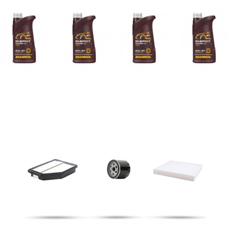 Kit tagliando 3 FILTRI e 4L OLIO compatibile con Honda HR-V II 1.6 D 88KW dal 2015