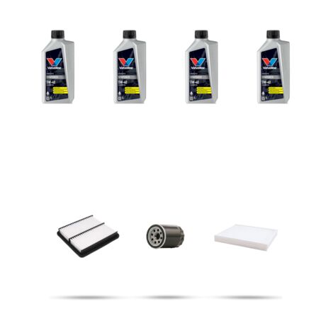 Kit tagliando 3 FILTRI e 4L OLIO compatibile con Honda Insight 1.3 65kw dal 2009