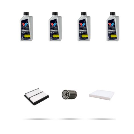 Kit tagliando 3 FILTRI e 4L OLIO compatibile con Honda Jazz III 1.3 65kw dal 2011