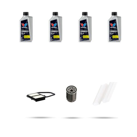 Kit tagliando 3 FILTRI e 4L OLIO compatibile con Honda Stream 1.7 16v 92kw dal 2001