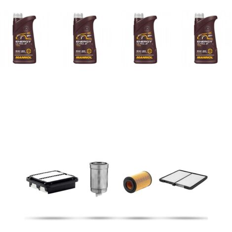 Kit tagliando 3 FILTRI e 4L OLIO compatibile con Hyundai Accent III (MC) 1.6 82KW dal 2006