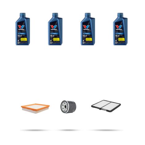 Kit tagliando 3 FILTRI e 4L OLIO compatibile con Hyundai Elantra 1.6 XD 79kw dal 2000