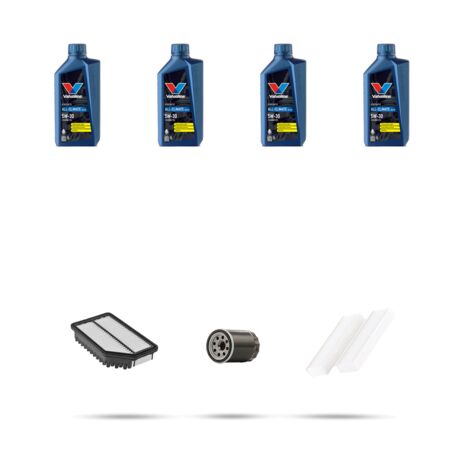 Kit tagliando 3 FILTRI e 4L OLIO compatibile con Hyundai i20 1.2 LPG 60KW dal 2009