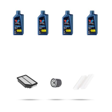 Kit tagliando 3 FILTRI e 4L OLIO compatibile con Hyundai i20 1.4 LPG 75KW dal 2008