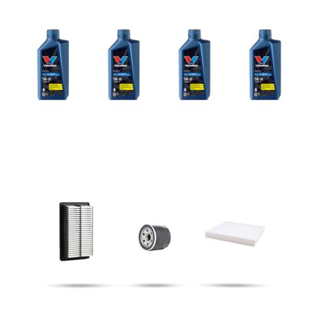 Kit tagliando 3 FILTRI e 4L OLIO compatibile con Hyundai i30 1.6 85kw dal 2007