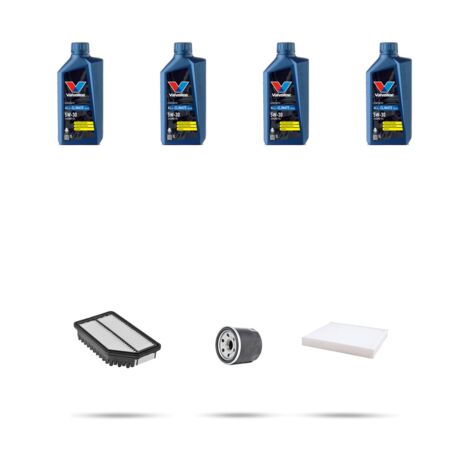 Kit tagliando 3 FILTRI e 4L OLIO compatibile con Hyundai i30 (GD) 1.4 73kw dal 2012