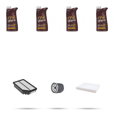 Kit tagliando 3 FILTRI e 4L OLIO compatibile con Hyundai i30 (GD) 1.6 GDi 88kw dal 2012