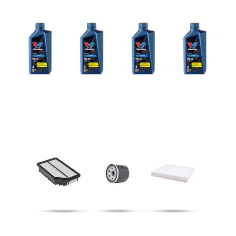 Kit tagliando 3 FILTRI e 4L OLIO compatibile con Hyundai i30 (GD) 1.6 GDi 99kw dal 2012