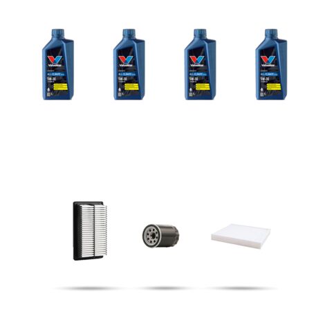 Kit tagliando 3 FILTRI e 4L OLIO compatibile con Hyundai i30 (PD,PDE) 1.4 Mpi 74KW dal 2016