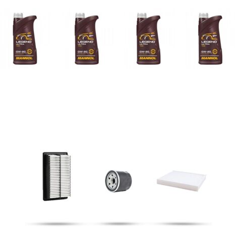 Kit tagliando 3 FILTRI e 4L OLIO compatibile con Hyundai i30 (PD,PDE) 1.5 81KW dal 2020