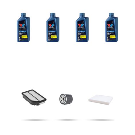 Kit tagliando 3 FILTRI e 4L OLIO compatibile con Hyundai i40 2.0 N 110KW dal 2011