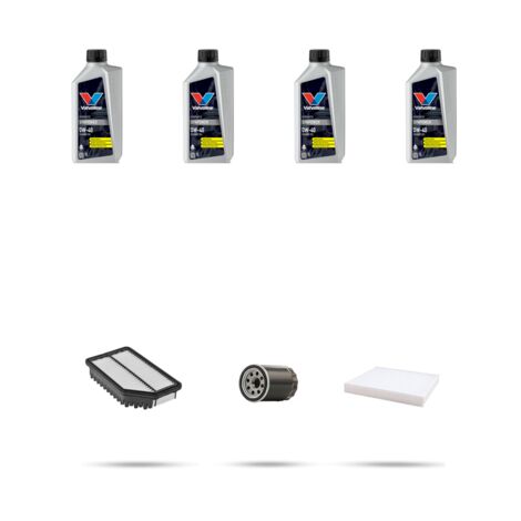 Kit tagliando 3 FILTRI e 4L OLIO compatibile con Hyundai i40 II 1.6 GDI 99KW dal 2012