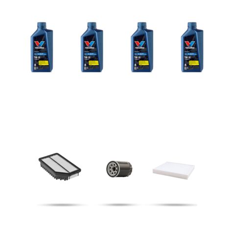 Kit tagliando 3 FILTRI e 4L OLIO compatibile con Hyundai ix20 1.6 LPG 92kw dal 2010