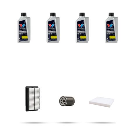 Kit tagliando 3 FILTRI e 4L OLIO compatibile con Hyundai Kona 1.0 T-GDI Hybrid 88kw dal 2020