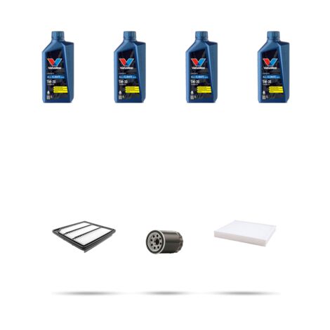 Kit tagliando 3 FILTRI e 4L OLIO compatibile con Hyundai Tucson II 1.6 GDi 97kw dal 2015
