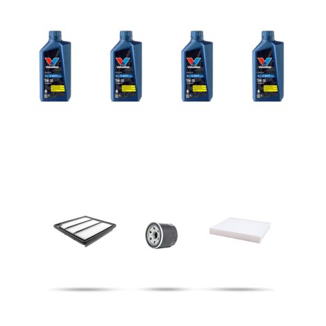 Kit tagliando 3 FILTRI e 4L OLIO compatibile con Hyundai Tucson II 2.0 110kw dal 2015