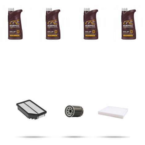 Kit tagliando 3 FILTRI e 4L OLIO compatibile con Hyunday ix35 2.0 gdi 122kw dal 2013