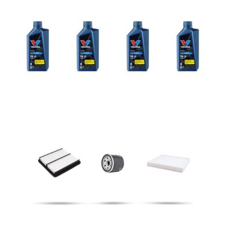 Kit tagliando 3 FILTRI e 4L OLIO compatibile con Kia Cee D (ED) 1.6 CVVT 92kw dal 2009