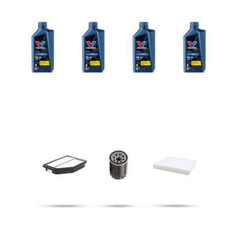 Kit tagliando 3 FILTRI e 4L OLIO compatibile con Kia Cee D II (FD) 1.0 T-Gdi 88kw dal 2012