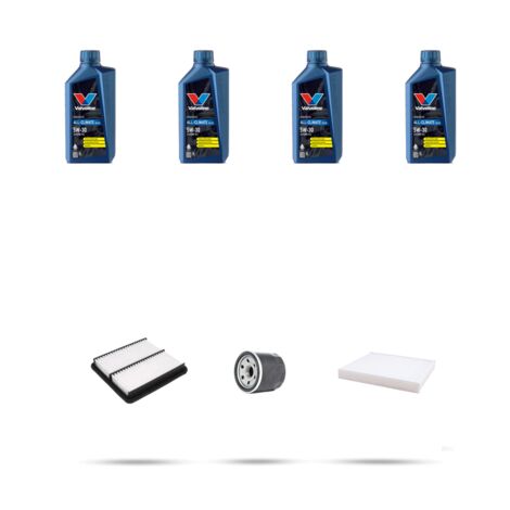 Kit tagliando 3 FILTRI e 4L OLIO compatibile con Kia Cee D III (CD) 1.6 Gdi Hybrid 104kw dal 2019