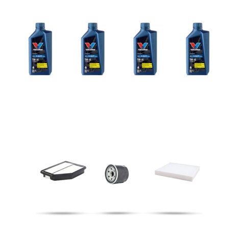 Kit tagliando 3 FILTRI e 4L OLIO compatibile con Kia Sportage III (SL) 2.0 120KW 2010