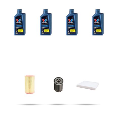 Kit tagliando 3 FILTRI e 4L OLIO compatibile con Lancia Lybra 1.6 76kw dal 2001