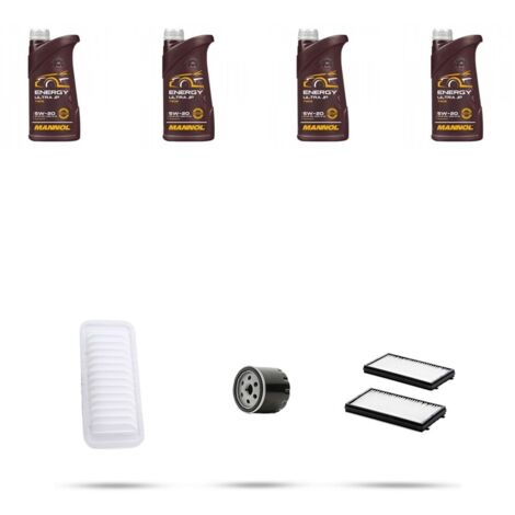Kit tagliando 3 FILTRI e 4L OLIO compatibile con Mazda 3 (BL) 1.6 77kw dal 2009
