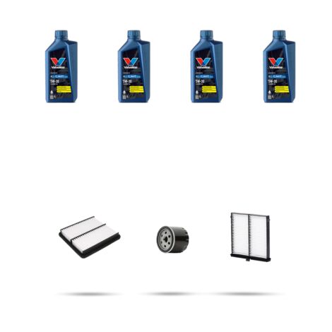 Kit tagliando 3 FILTRI e 4L OLIO compatibile con Mazda 3 (BM) 2.0 Skyactiv-G 165 121kw dal 2013
