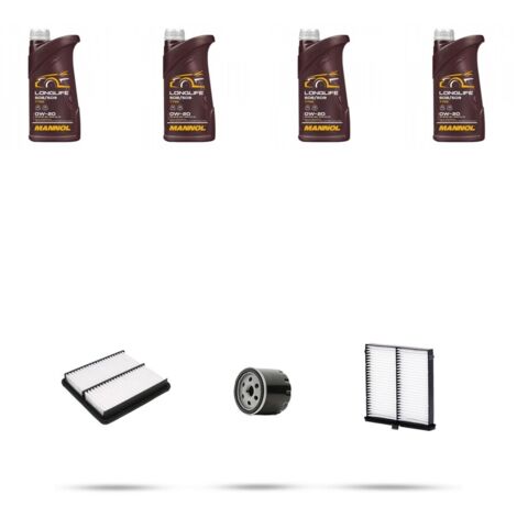 Kit tagliando 3 FILTRI e 4L OLIO compatibile con Mazda 3 (BM) 2.0 Skyactiv-G 165 121kw dal 2013
