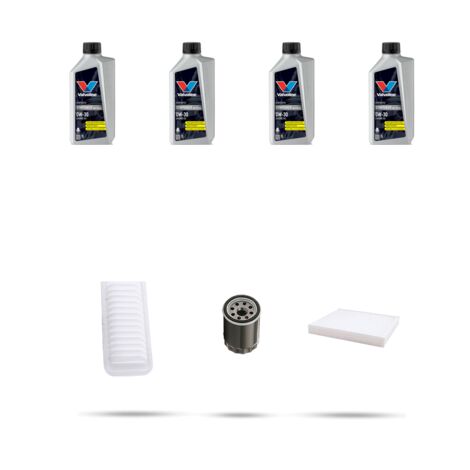 Kit tagliando 3 FILTRI e 4L OLIO compatibile con Mitsubshi ASX (GA7W) 1.6 LPG 86kw Dal 2010
