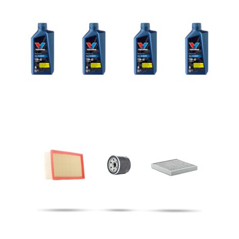 Kit tagliando 3 FILTRI e 4L OLIO compatibile con Mitsubshi Colt VI (Z30) 1.5 Turbo 110KW Dal 2005