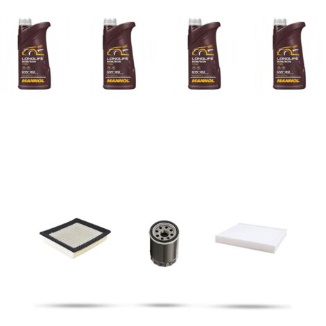 Kit tagliando 3 FILTRI e 4L OLIO compatibile con Mitsubshi Eclipse Cross (GK1W) 1.5 120kw Dal 2017