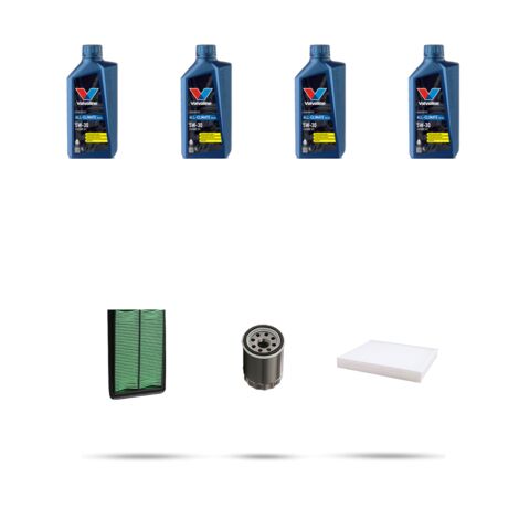 Kit tagliando 3 FILTRI e 4L OLIO compatibile con Nissan X-Trail (T32) 2.0 106kw Dal 2014