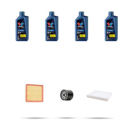 Kit tagliando 3 FILTRI e 4L OLIO compatibile con Opel Astra H ,GTC,SW 1.6 16v 77kw Dal 2004